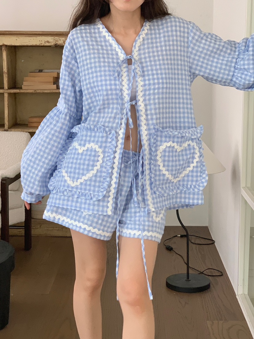 JKICHI直郵韓國代購女裝新品職業休閑時尚熱賣真品襯衫蕾絲衫EDIT襯衫/蕾絲衫