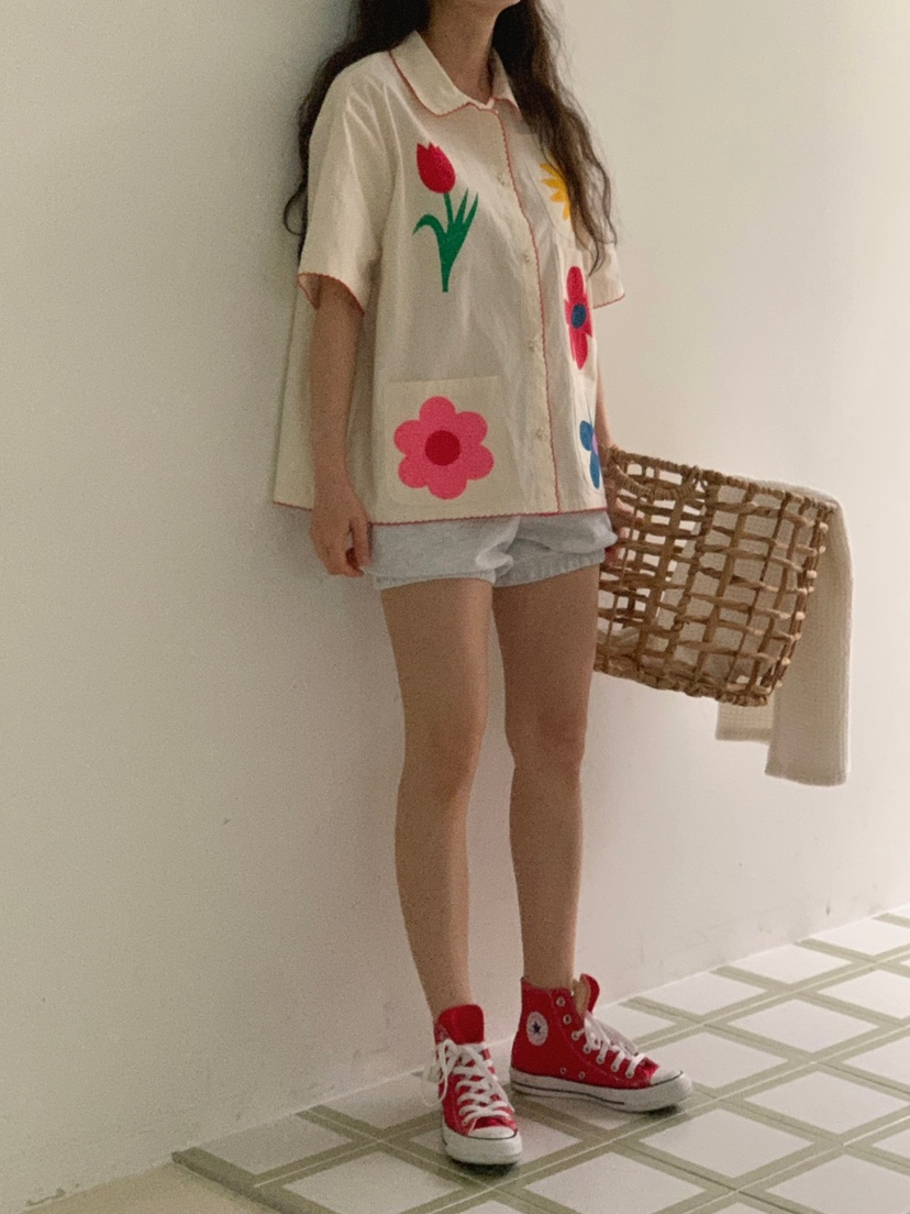 JKICHI直郵韓國代購女裝新品時尚人氣推薦休閑熱賣襯衫蕾絲衫EDIT襯衫/蕾絲衫