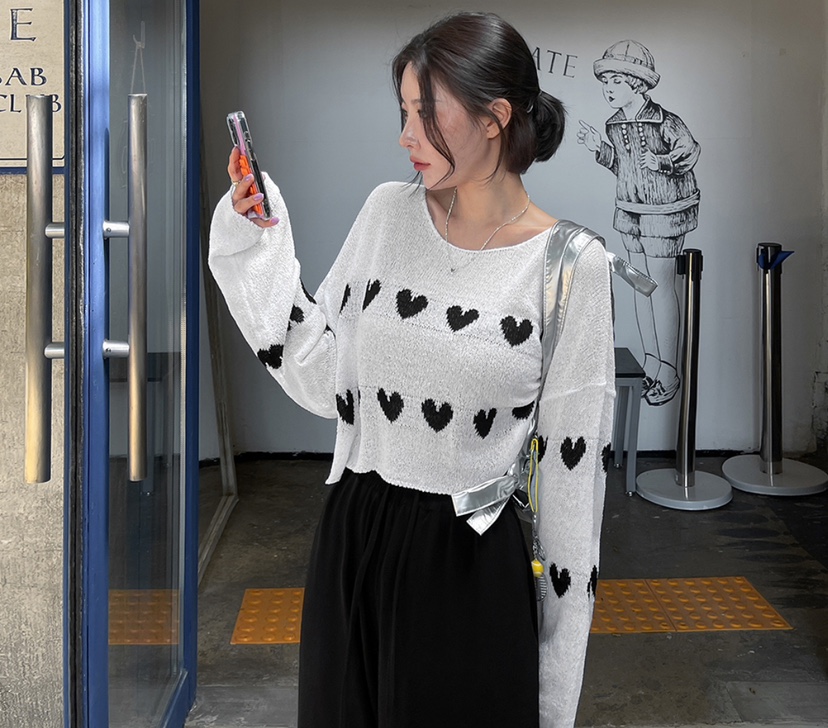 LEA/ASHER-J韓國直郵東大門實拍女裝新款真品時尚職業針織衫이향針織衫