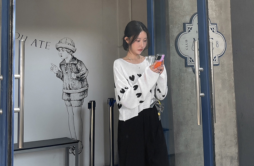 LEA/ASHER-J韓國直郵東大門實拍女裝新款真品時尚職業針織衫이향針織衫