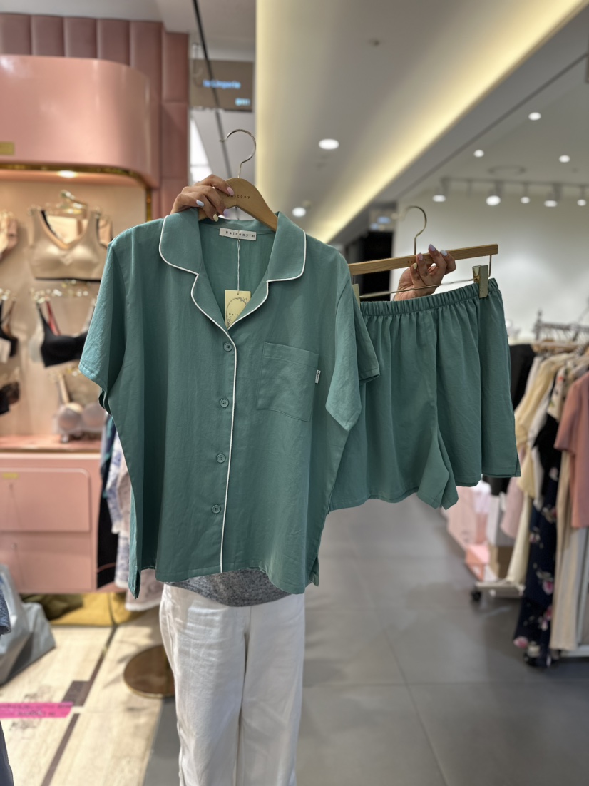 LA LINGERIE-P韓國直郵東大門代購女裝新品職業熱賣休閑睡衣LA LINGERIE睡衣圖色3