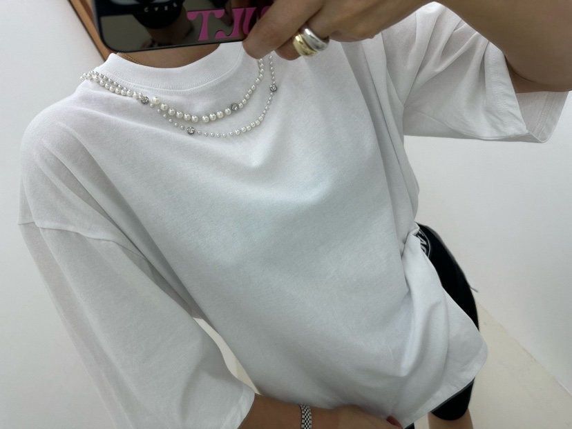 SOUIT by mabel/MABEL直郵韓國代購女裝新品職業24春夏T恤SOUIT by mabel-QT恤