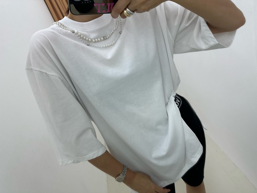 SOUIT by mabel/MABEL直郵韓國代購女裝新品職業24春夏T恤SOUIT by mabel-QT恤