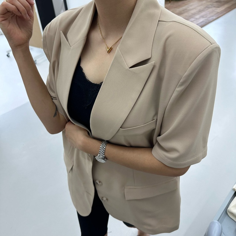 SOUIT by mabel/MABEL韓國直郵東大門實拍女裝新品24春夏夾克SOUIT by mabel-Q夾克