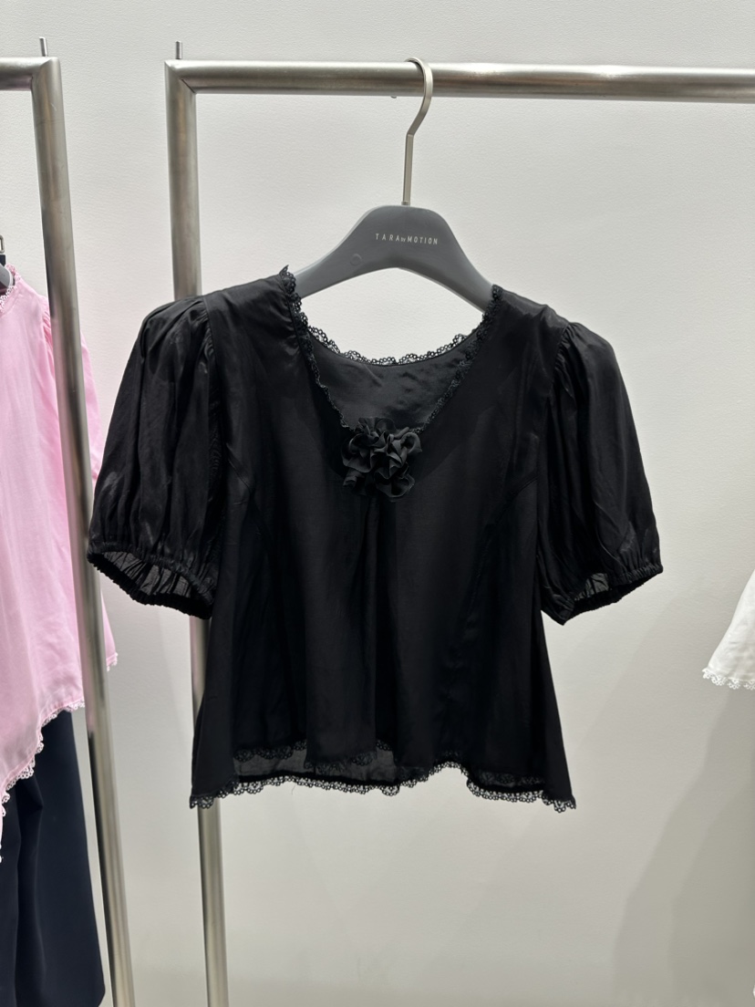 TARABY MOTION直郵韓國代購女裝新品時尚24春夏襯衫蕾絲衫TARABY MOTION襯衫/蕾絲衫圖色3