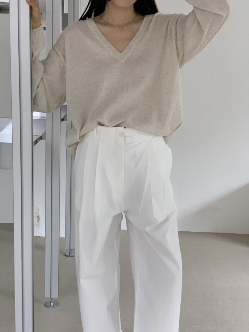 US韓國直郵東大門實拍女裝新品時尚熱賣24春夏針織衫亞麻US針織衫