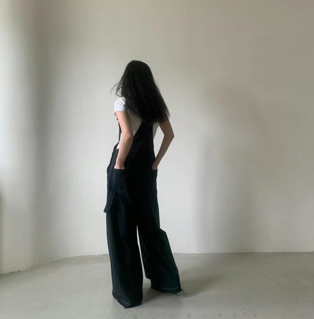COCOON-코쿤-T韓國直郵東大門代購女裝新款推薦休閑背帶褲COCOON背帶褲