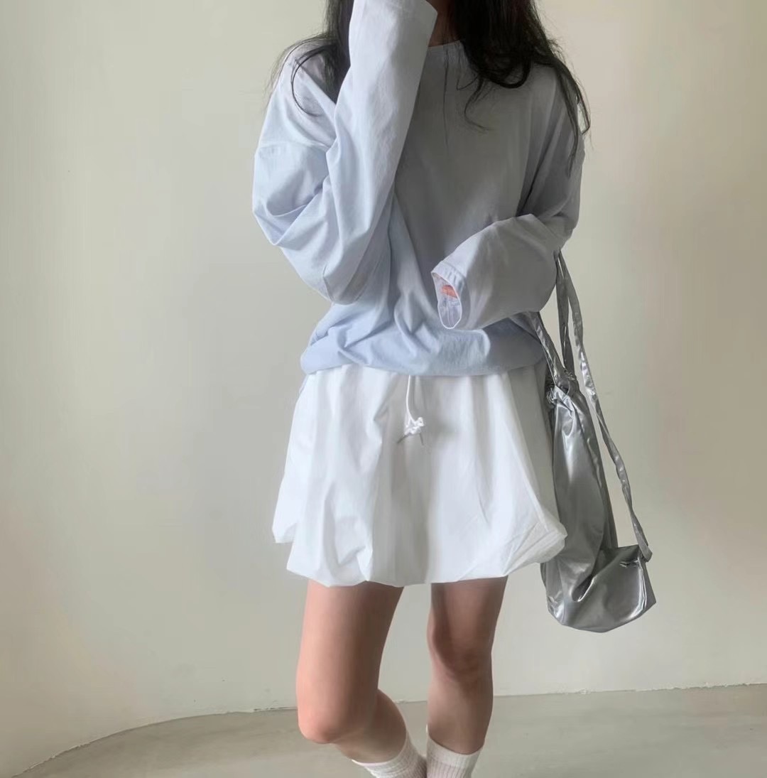 COCOON-코쿤-T韓國直郵女裝新品24春夏人氣職業長袖T恤COCOON長袖T恤