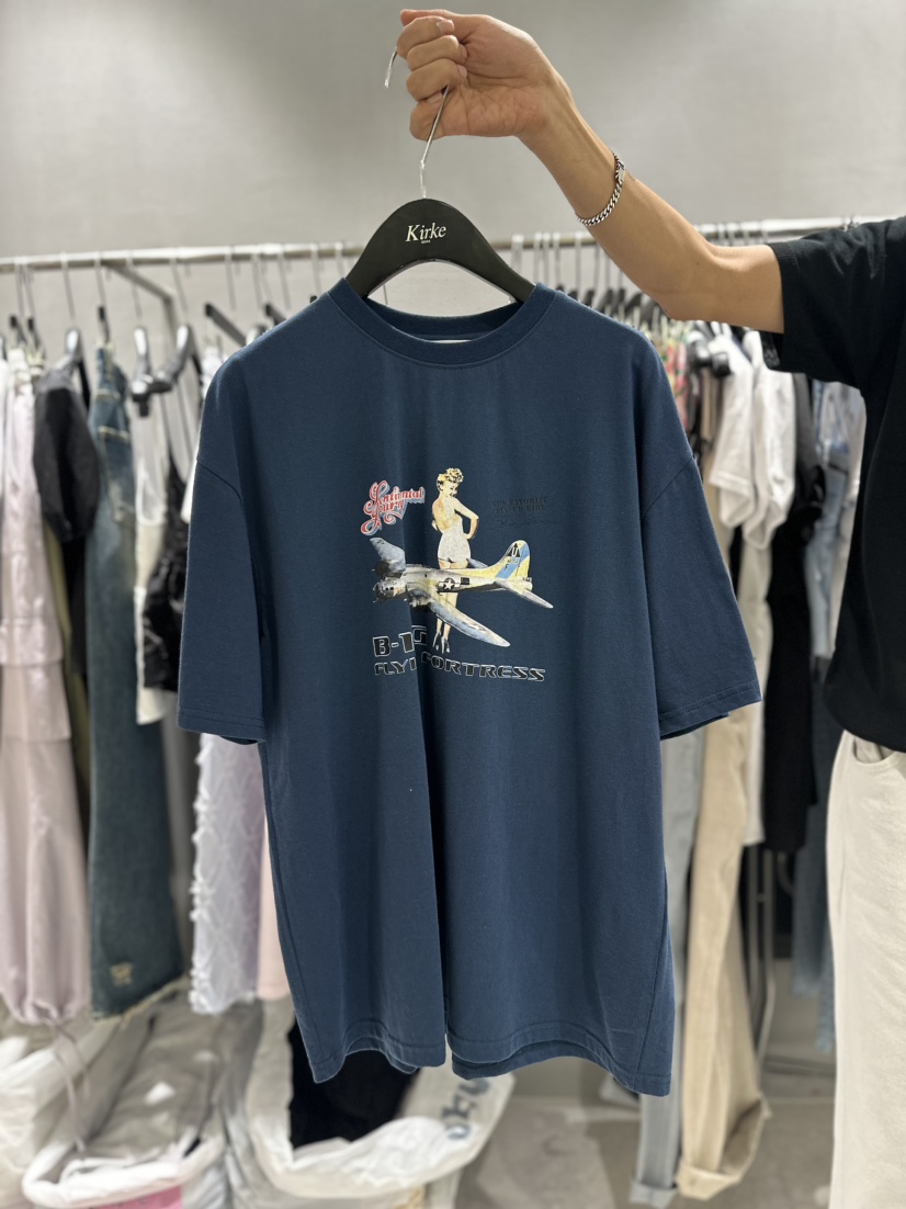 KIRKE韓國直郵東大門代購女裝新品人氣休閑真品職業推薦T恤VERVET恤圖色3