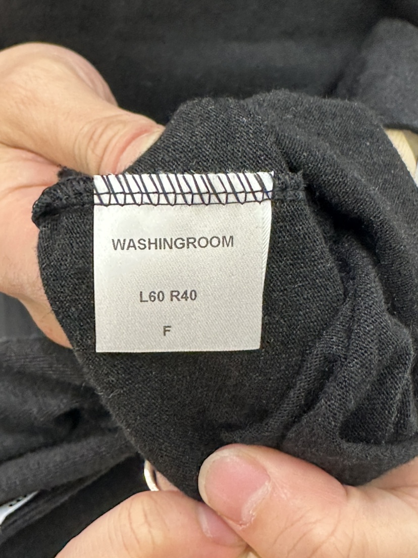 ws@rm/WA SHING ROOM韓國直郵女士新品24春夏長袖T恤短款亞麻ARTISANAL長袖T恤