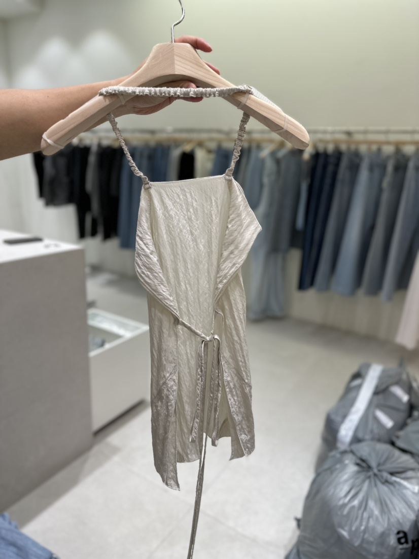 ws@rm/WA SHING ROOM東大門代購女裝新款休閑24春夏吊帶背心ARTISANAL吊帶/背心