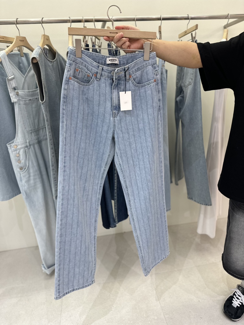 ws@rm/WA SHING ROOM東大門直郵女裝新品職業推薦牛仔褲ARTISANAL牛仔褲