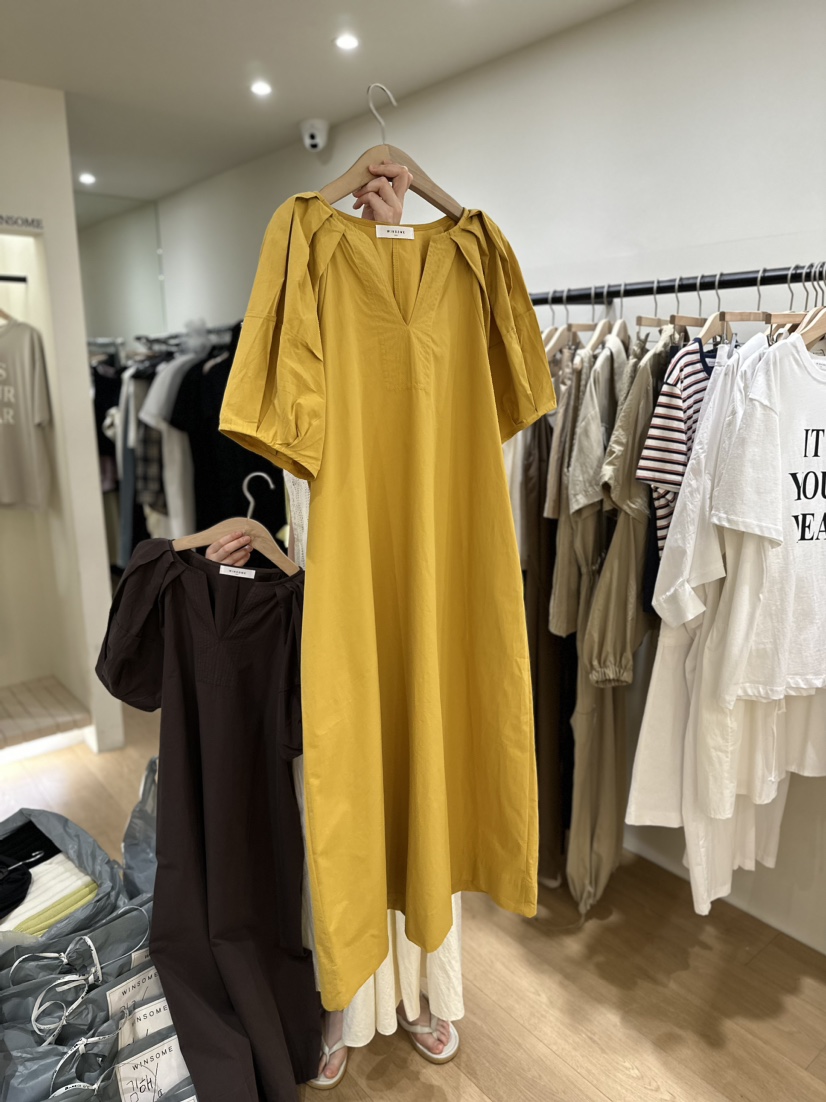 WINSOME東大門實拍女裝新品休閑推薦人氣時尚職業24春夏連衣裙WINSOME連衣裙
