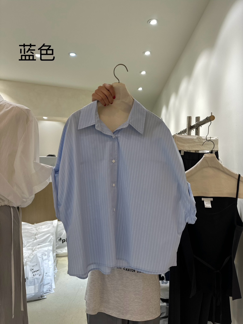 WANTS直郵韓國代購女裝新款推薦時尚熱賣真品職業襯衫蕾絲衫DENISE襯衫/蕾絲衫圖色2