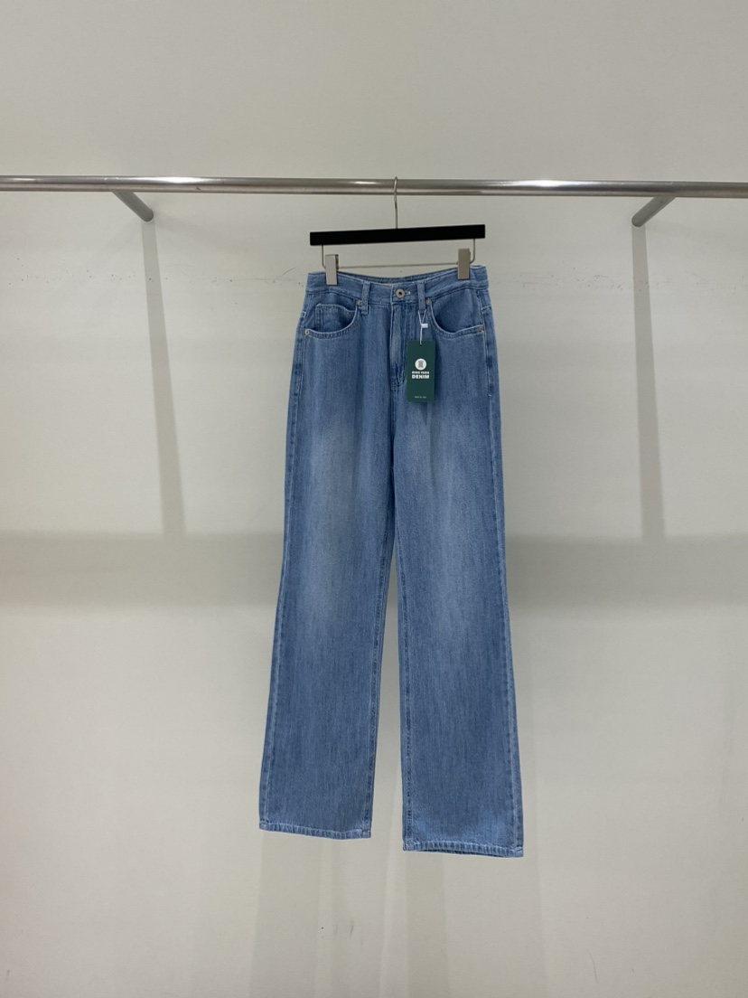 WELL KNOWN韓國直郵東大門實拍女裝新品24春夏真品牛仔褲WELL KNOWN牛仔褲