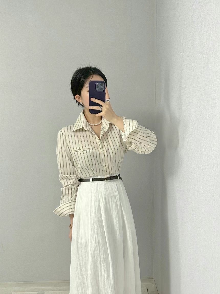 ADORA韓國直郵女裝新品休閑時尚人氣職業24春夏熱賣套裝腰帶ADORA套裝
