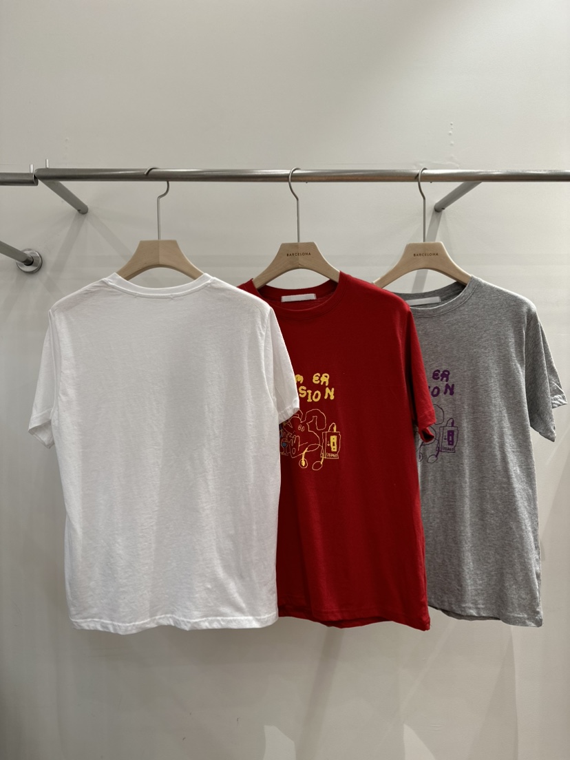 BARCE LONA直郵韓國代購女裝新款時尚人氣24春夏真品T恤NOON_DT恤