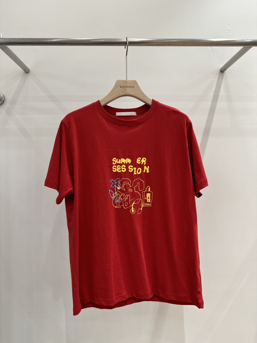 BARCE LONA直郵韓國代購女裝新款時尚人氣24春夏真品T恤NOON_DT恤圖色3