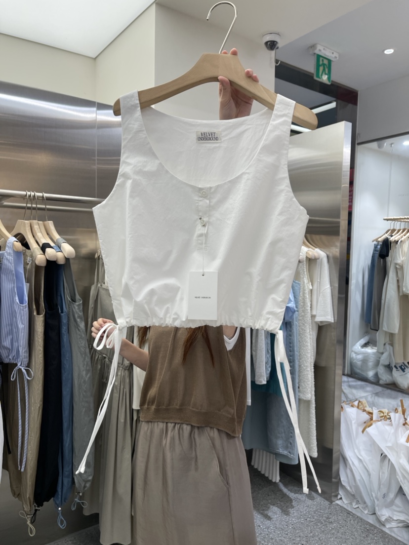 VELVET UNDERGROUND直郵韓國代購女裝新品職業時尚吊帶背心VELVET UNDERGROUND吊帶/背心圖色2