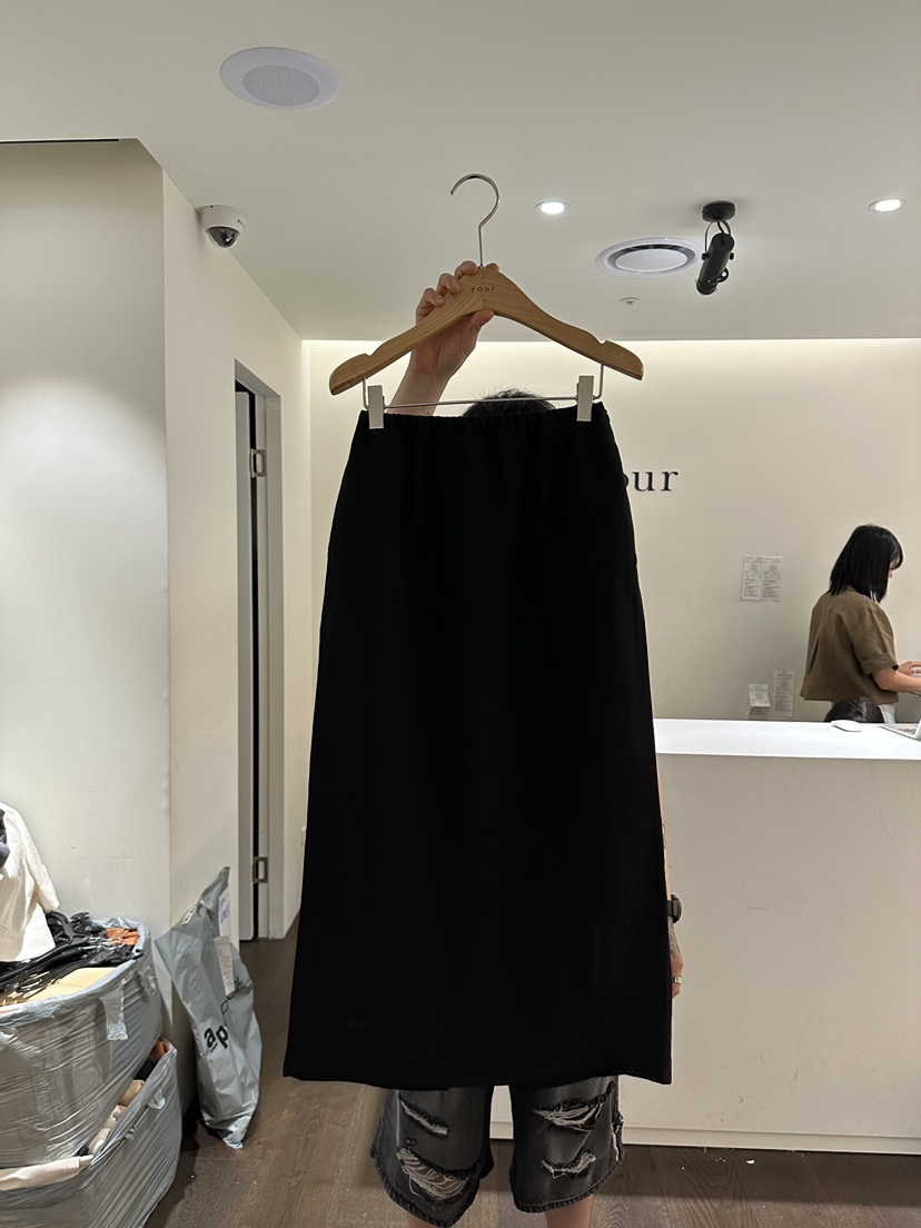 YOUR-P韓國直郵女裝新款真品24春夏推薦職業人氣休閑長裙YOUR-P長裙圖色4