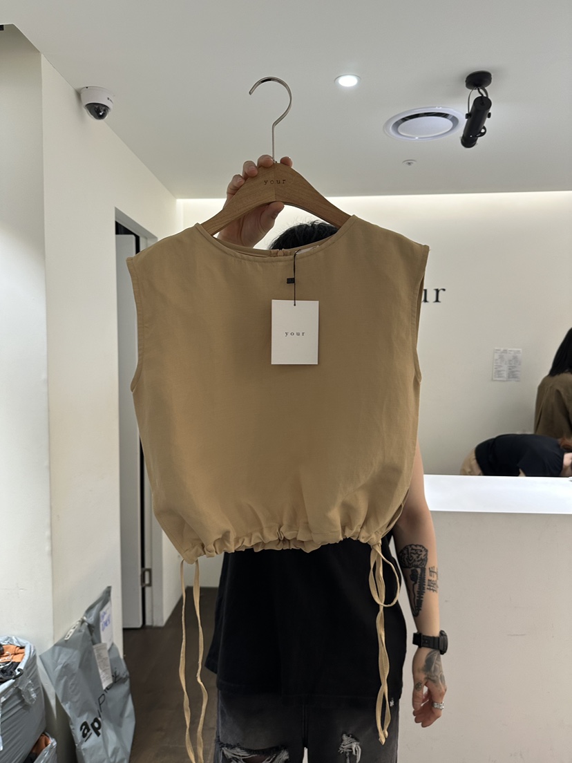 YOUR-P韓國直郵東大門實拍女裝新品24春夏熱賣真品吊帶背心YOUR-P吊帶/背心圖色2