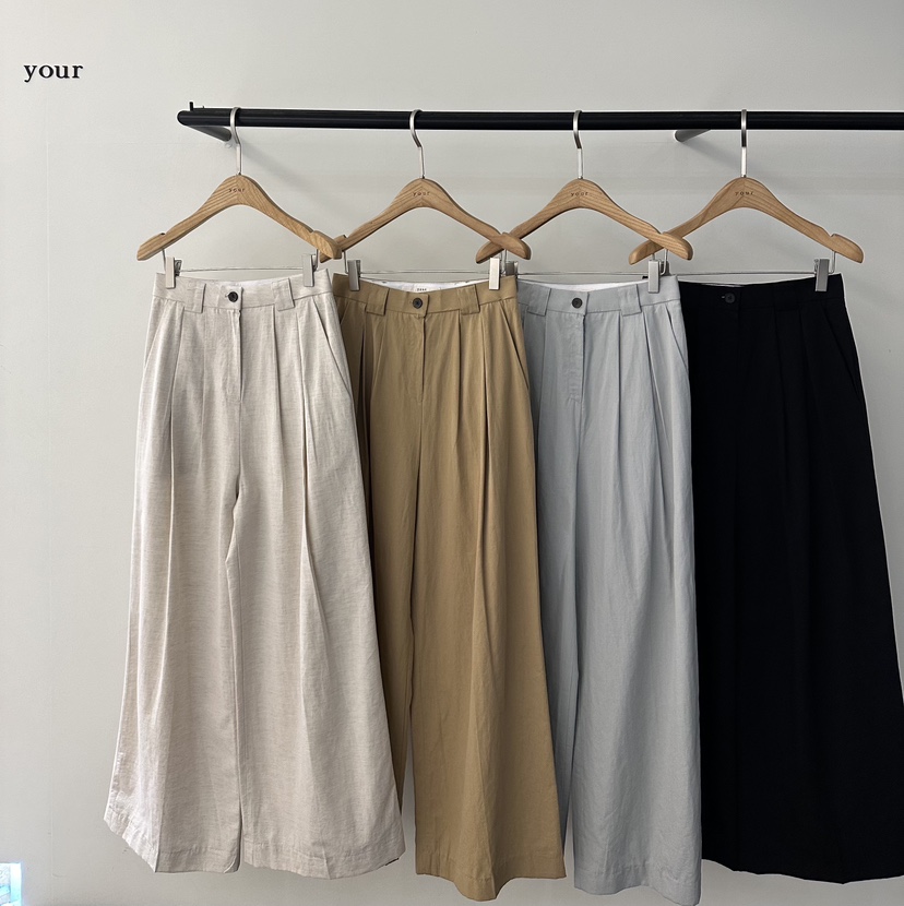 YOUR-P直郵韓國代購女裝新品推薦24春夏時尚熱賣職業休閑褲YOUR-P休閑褲