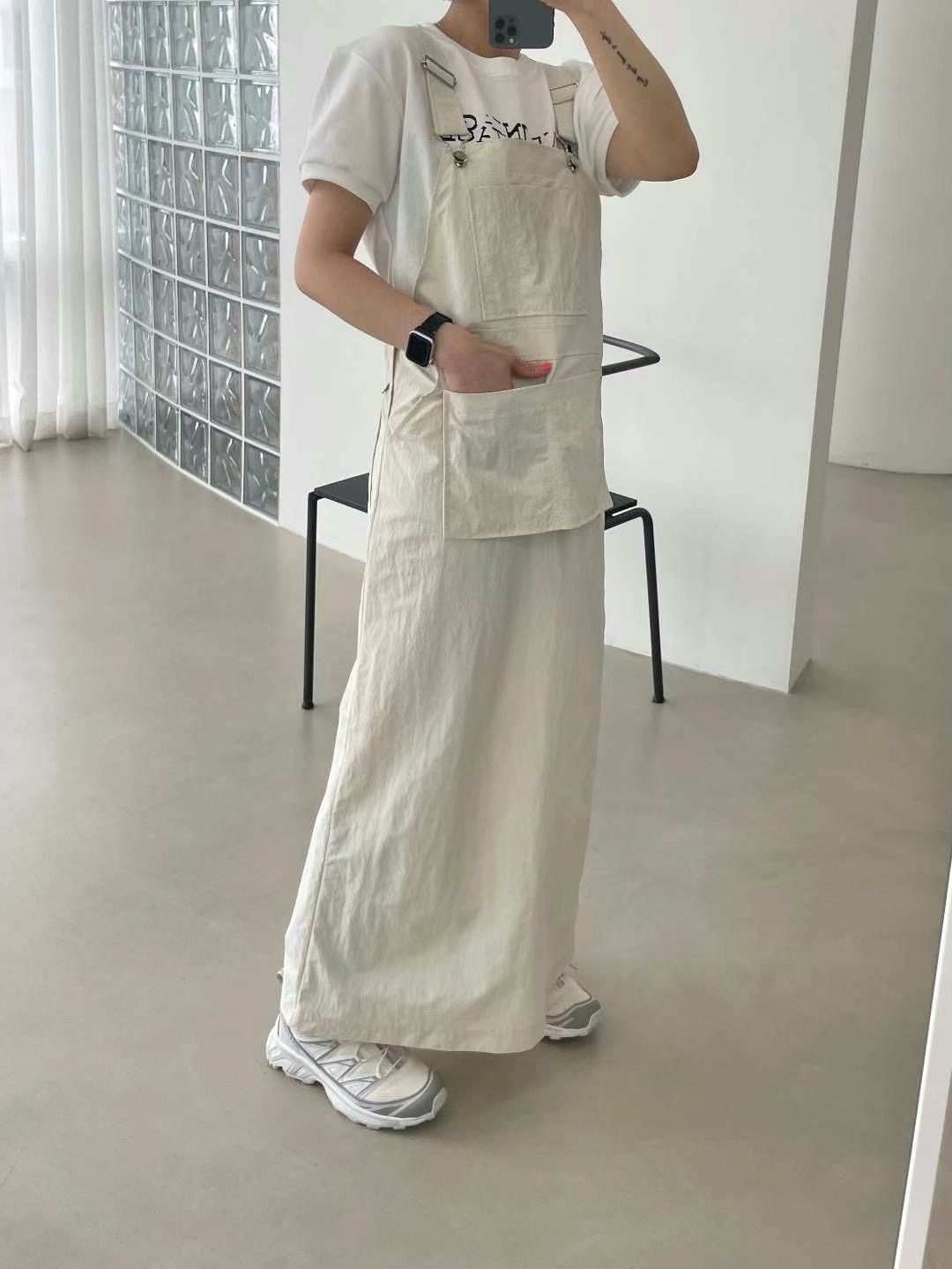 FOLDER韓國直郵東大門實拍女裝新品推薦真品熱賣連衣裙口袋FOLDER連衣裙
