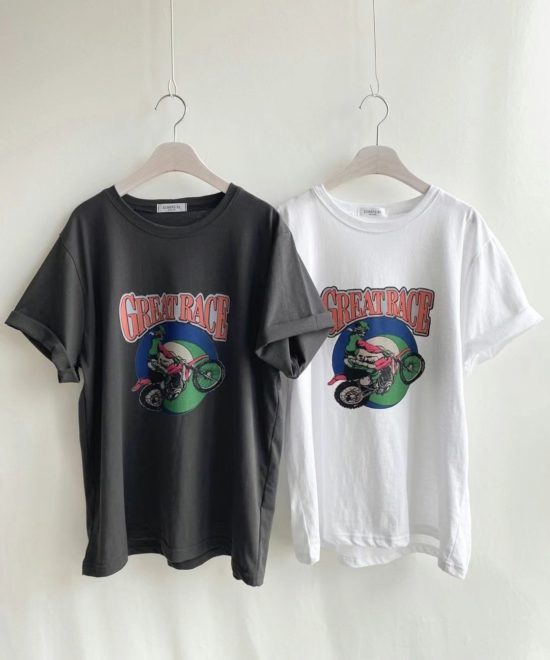 G.SHOP GIRL韓國直郵東大門實拍女裝新品休閑推薦24春夏T恤G.SHOP GIRLT恤