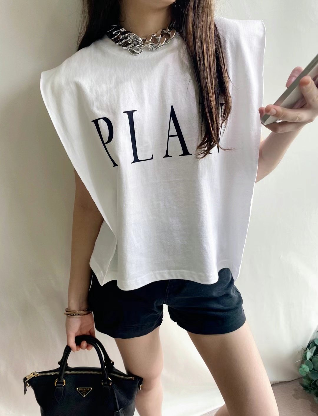 G.SHOP GIRL韓國直郵東大門代購女裝新品真品24春夏吊帶背心G.SHOP GIRL吊帶/背心