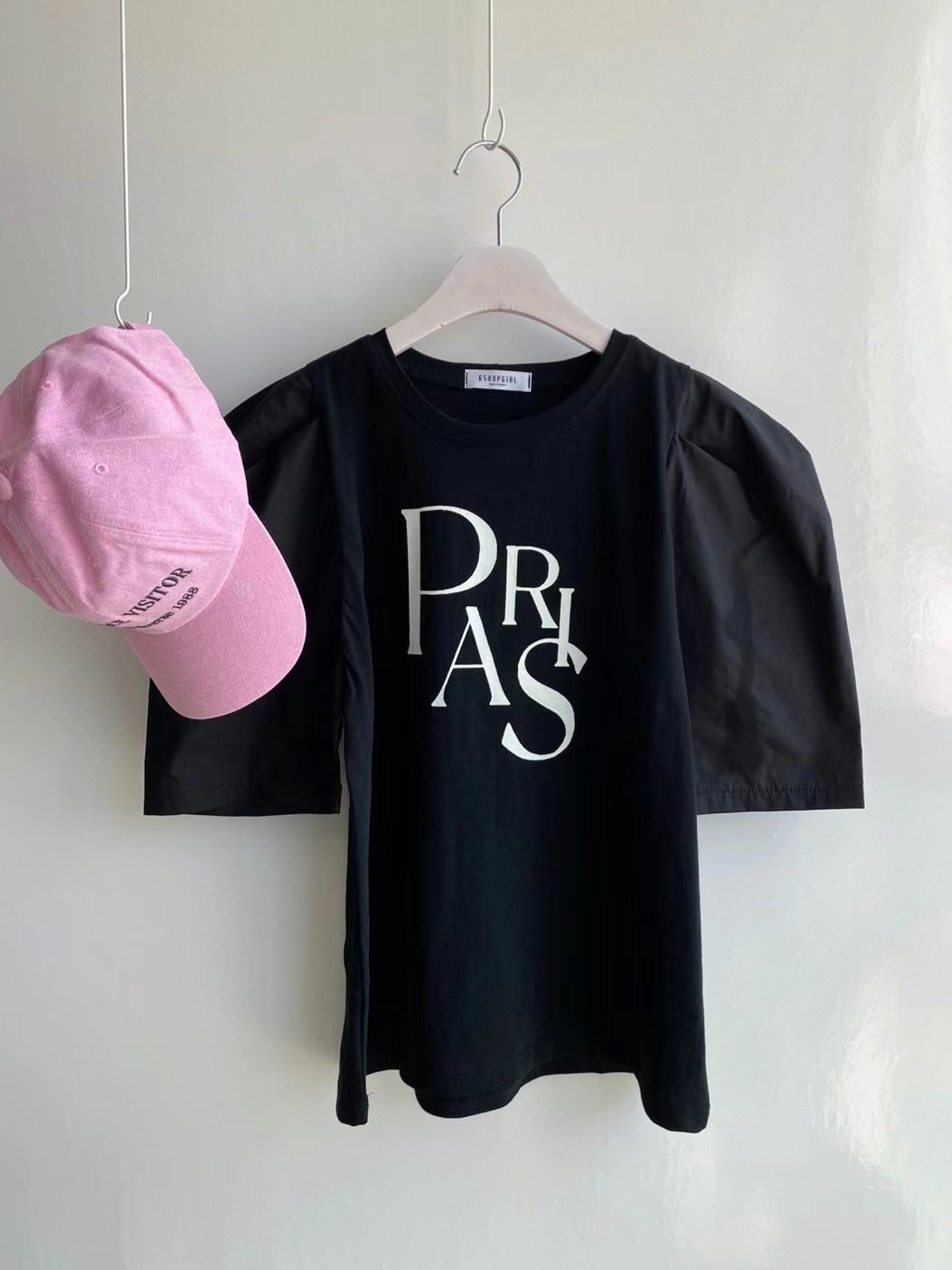 G.SHOP GIRL韓國直郵東大門實拍女裝新款時尚推薦24春夏T恤G.SHOP GIRLT恤圖色2