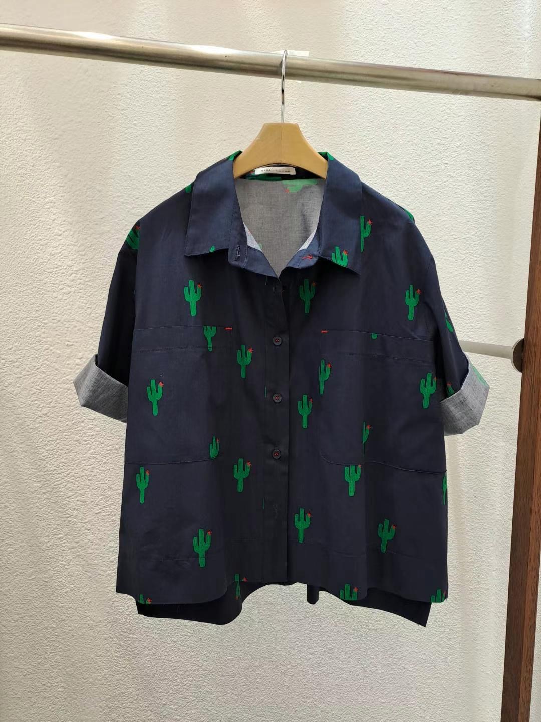 HARA韓國直郵東大門代購女裝新款真品熱賣24春夏襯衫蕾絲衫HARA襯衫/蕾絲衫