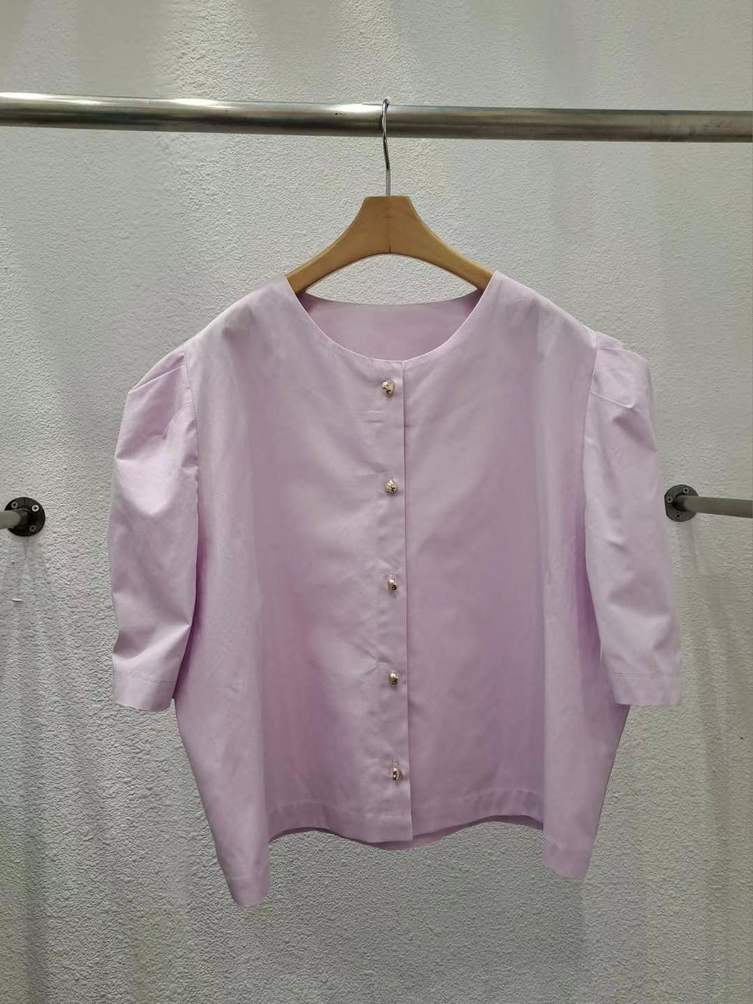 HARA韓國直郵女裝新款熱賣職業24春夏人氣時尚襯衫蕾絲衫HARA襯衫/蕾絲衫