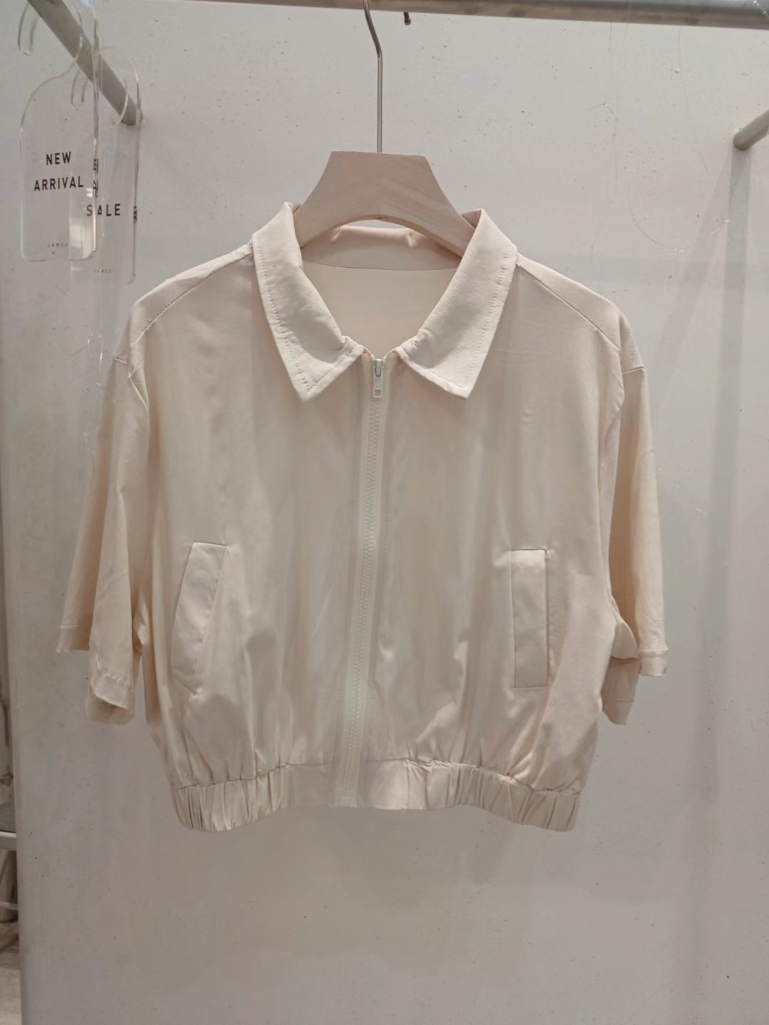 JAMES 제임스直郵韓國代購女裝新款24春夏職業襯衫蕾絲衫JAMES襯衫/蕾絲衫
