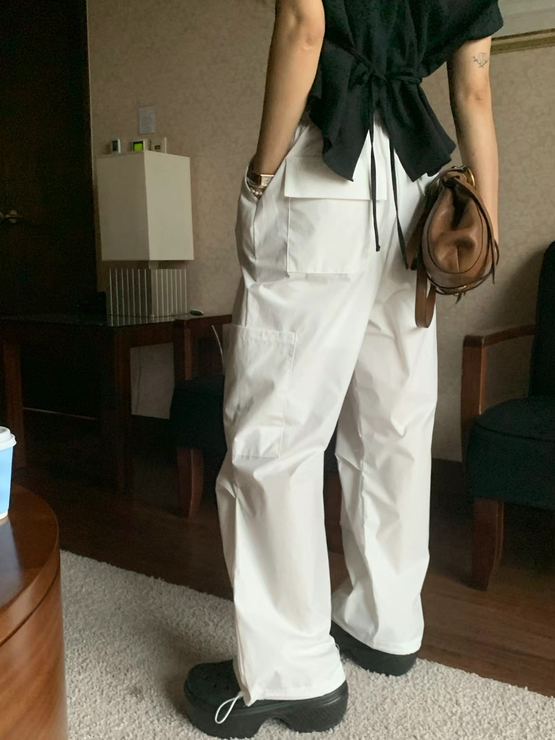 ONDA韓國直郵東大門代購女裝新款時尚職業熱賣推薦休閑休閑褲ONDA休閑褲