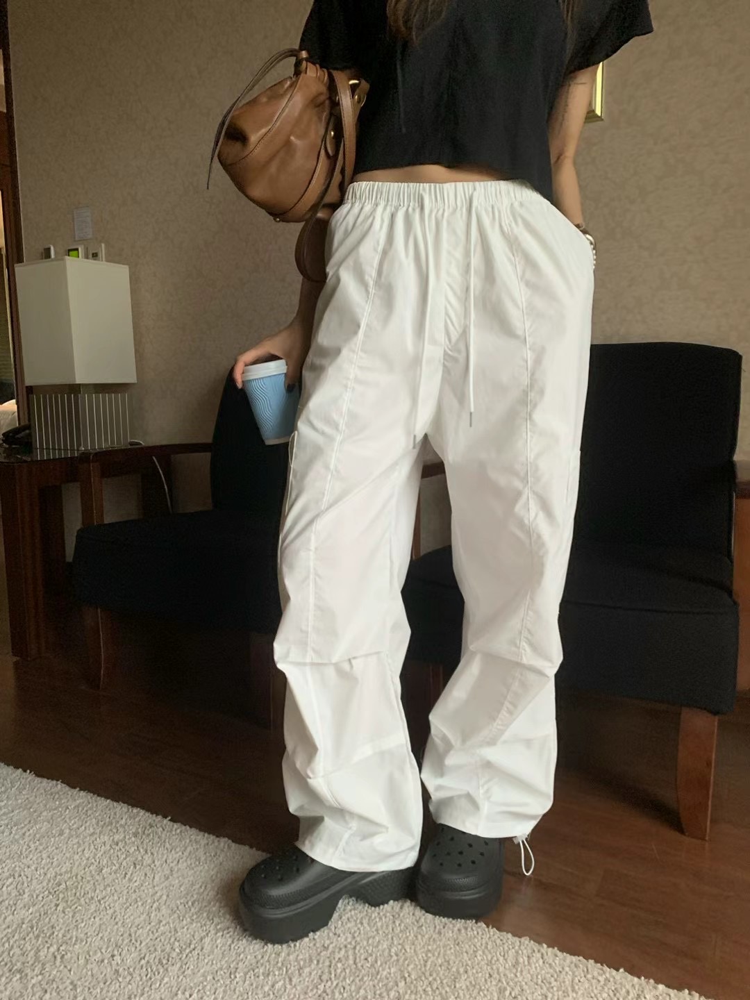 ONDA韓國直郵東大門代購女裝新款時尚職業熱賣推薦休閑休閑褲ONDA休閑褲圖色1