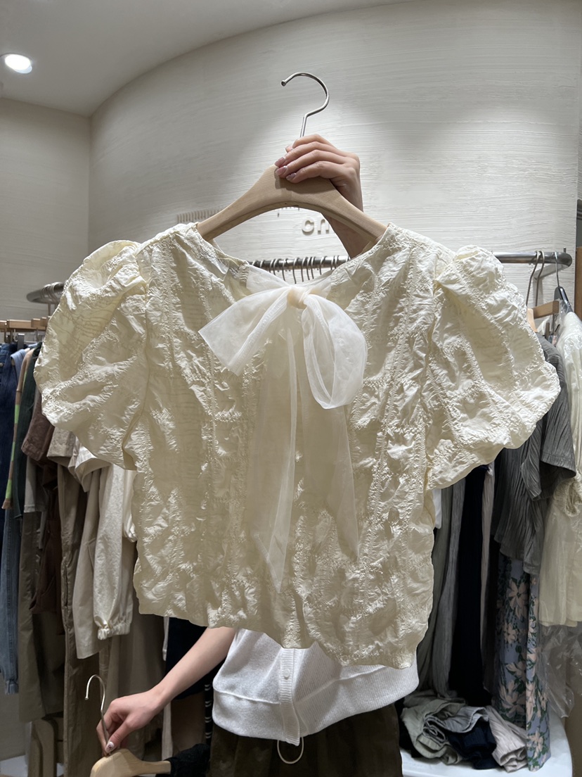 CM韓國直郵東大門代購女裝新品人氣時尚熱賣真品推薦上衣蕾絲CM上衣