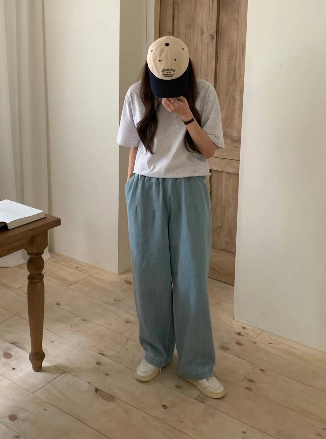 COREBLUE韓國直郵東大門代購女裝新款24春夏熱賣休閑牛仔褲like core/COREBLUE牛仔褲