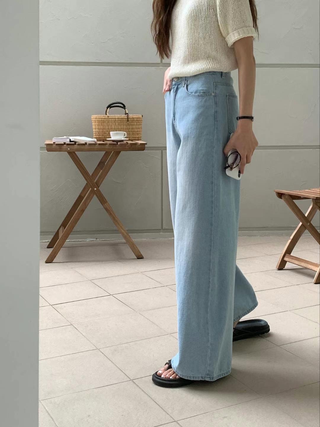 COREBLUE韓國直郵女裝新品推薦真品熱賣休閑職業人氣牛仔褲like core/COREBLUE牛仔褲