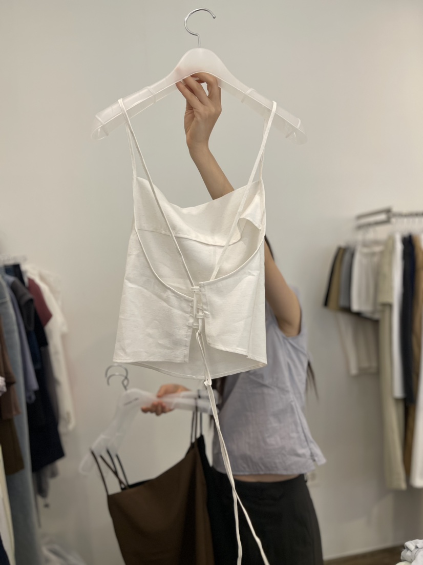 CREAM VILLA韓國直郵東大門代購女裝新品24春夏吊帶背心CREAMVILLA吊帶/背心