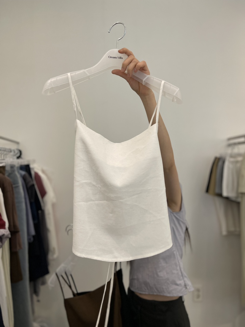 CREAM VILLA韓國直郵東大門代購女裝新品24春夏吊帶背心CREAMVILLA吊帶/背心圖色1