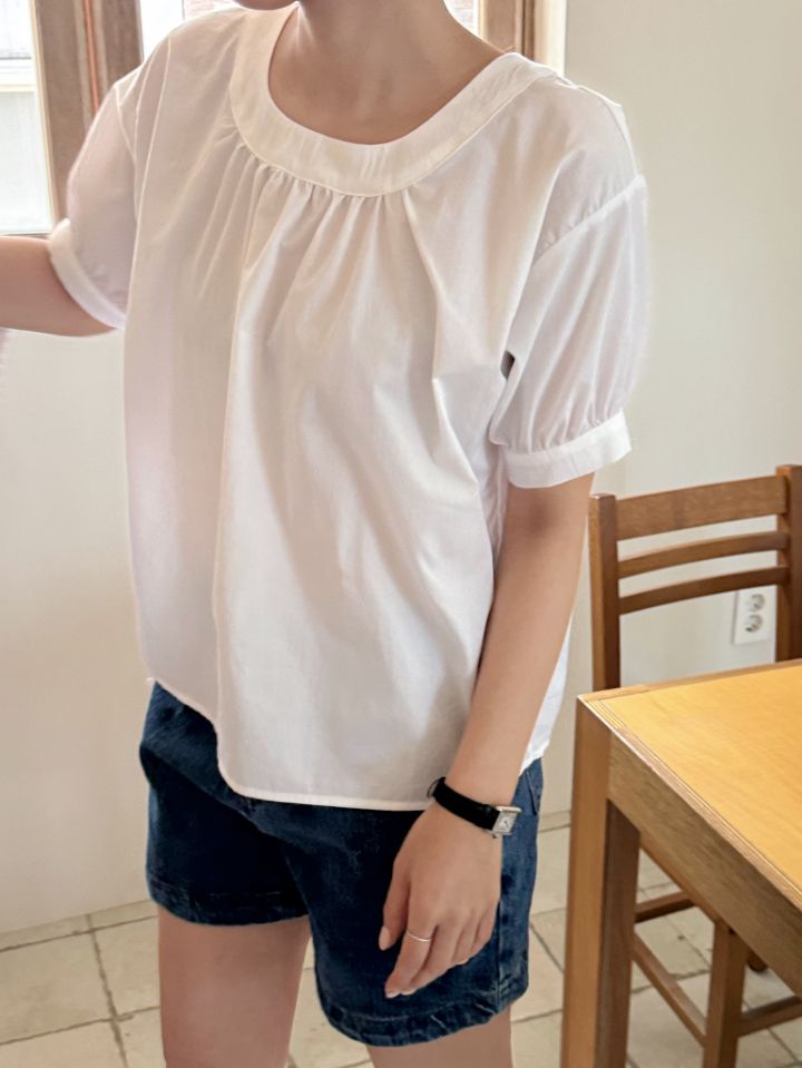 DOIT韓國直郵東大門代購女裝新款24春夏職業休閑襯衫蕾絲衫DOIT襯衫/蕾絲衫
