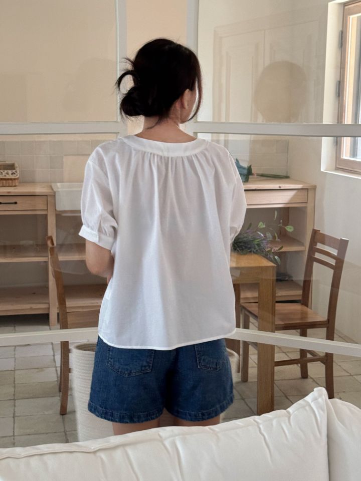 DOIT韓國直郵東大門代購女裝新款24春夏職業休閑襯衫蕾絲衫DOIT襯衫/蕾絲衫