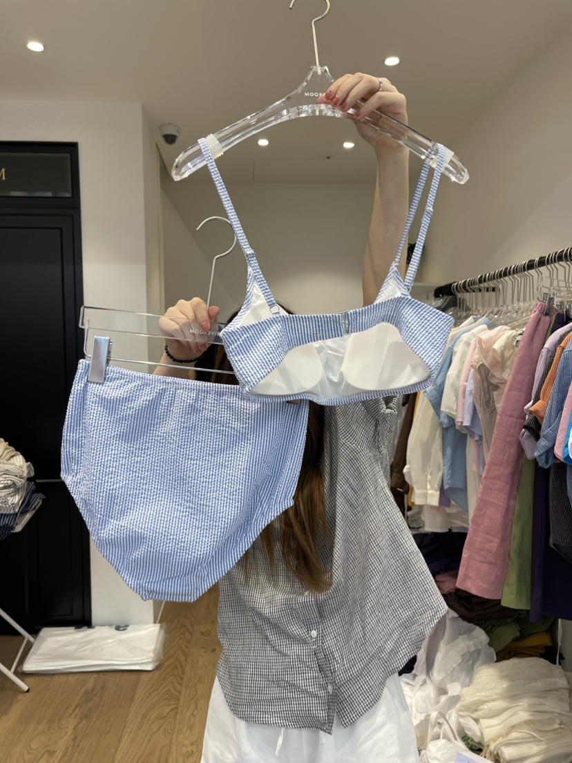 RIVEROOM直郵韓國代購女裝新品真品休閑時尚24春夏熱賣泳裝RIVEROOM泳裝