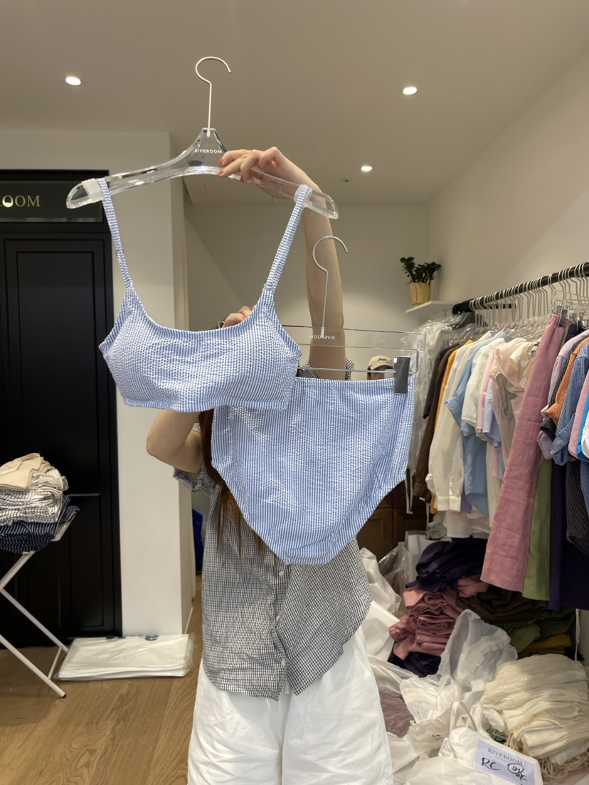RIVEROOM直郵韓國代購女裝新品真品休閑時尚24春夏熱賣泳裝RIVEROOM泳裝圖色4