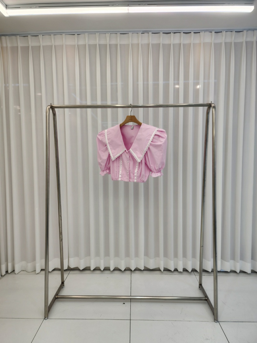 THE FIRST-Q韓國直郵東大門代購女裝新款時尚熱賣襯衫蕾絲衫THE FIRST-Q襯衫/蕾絲衫圖色2