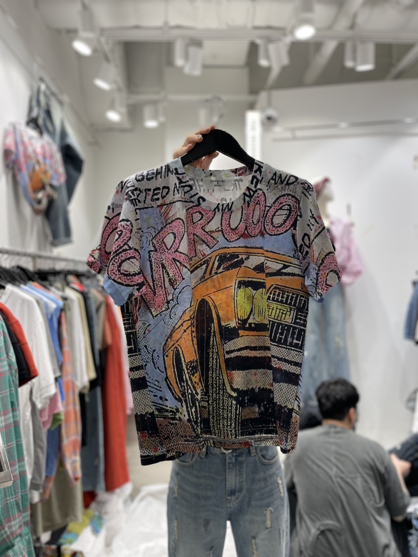 THE WEEKND韓國直郵女裝新款24春夏熱賣真品職業休閑T恤THE WEEKNDT恤圖色1
