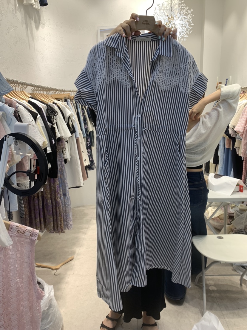 ABLE STUDIO韓國直郵女裝新品熱賣真品休閑24春夏連衣裙CONFETTI連衣裙圖色1