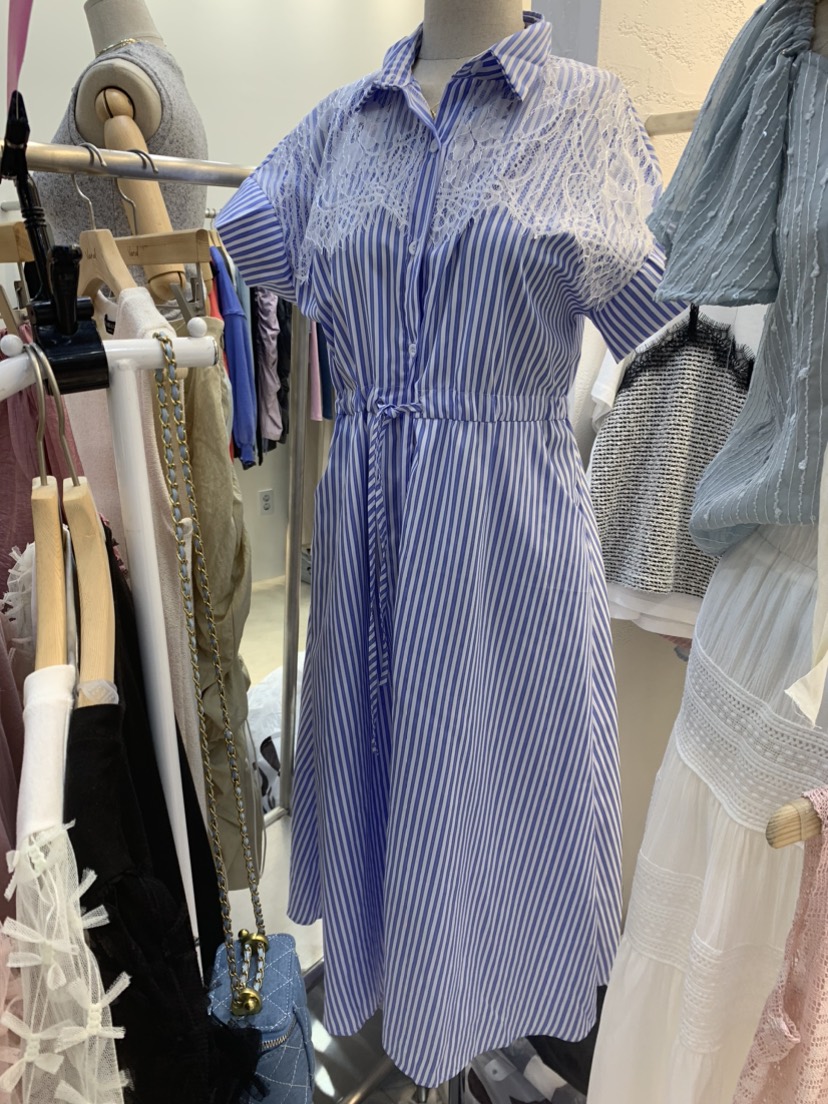 ABLE STUDIO韓國直郵女裝新品熱賣真品休閑24春夏連衣裙CONFETTI連衣裙圖色2