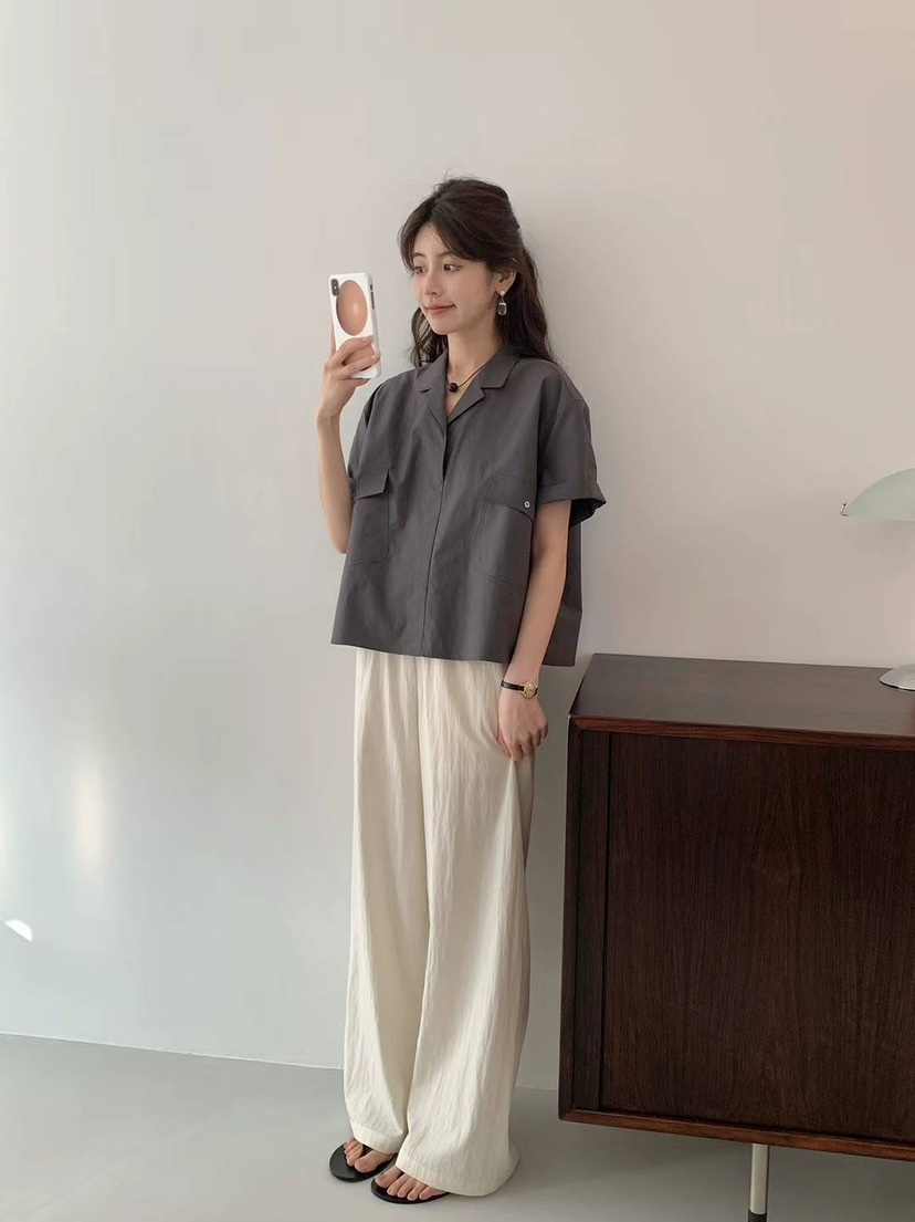EGG/DS訂貨周期長韓國直郵東大門實拍女裝新款真品襯衫蕾絲衫PROJECT ELF/ELF-L襯衫/蕾絲衫