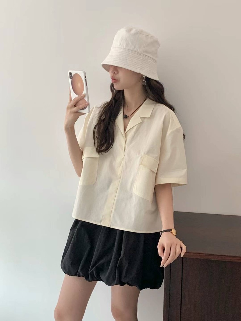 EGG/DS訂貨周期長韓國直郵東大門實拍女裝新款真品襯衫蕾絲衫PROJECT ELF/ELF-L襯衫/蕾絲衫